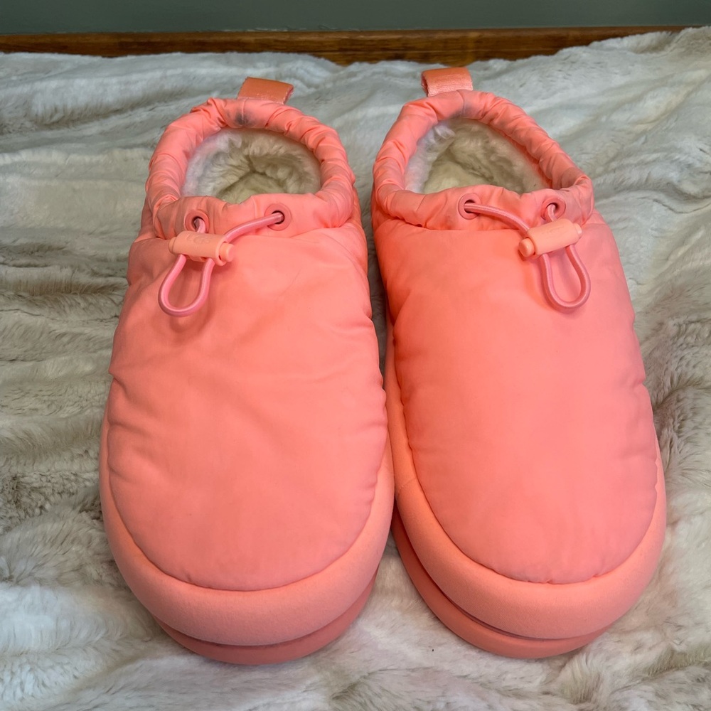 UGG Coral Pink Quilted Slide Slippers - Picture 5 of 11